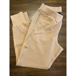 G By Giuliana Slimfit Jogger W/ Piping In Camel Womens Sz M Athleisure Baddie